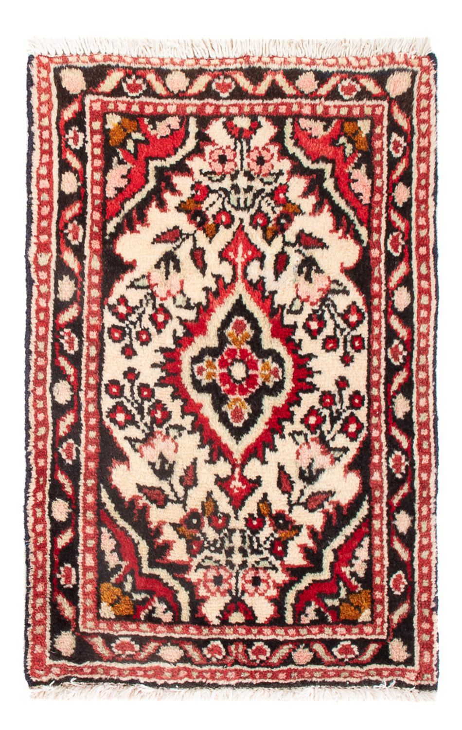 Alfombra persa - Nómada - 66 x 44 cm - crema