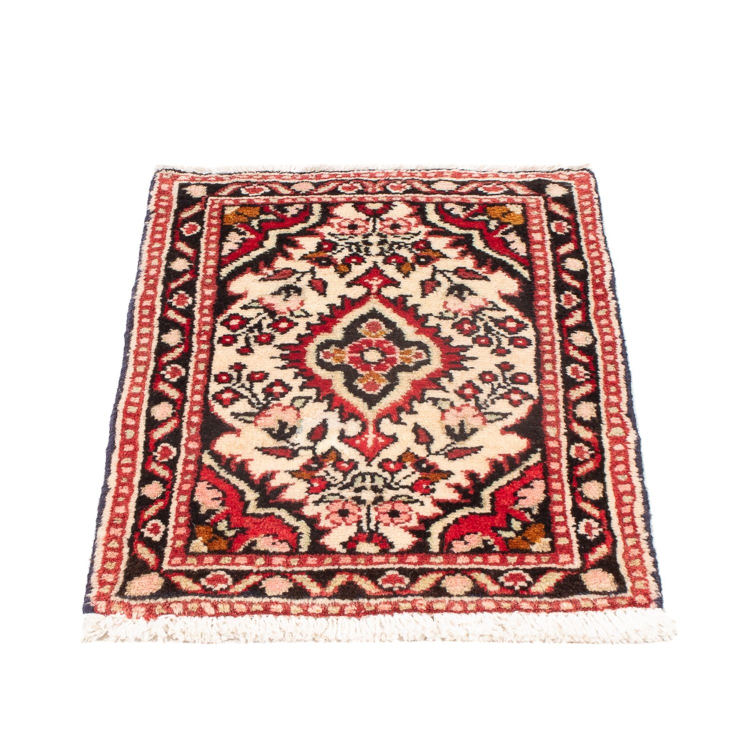 Alfombra persa - Nómada - 66 x 44 cm - crema