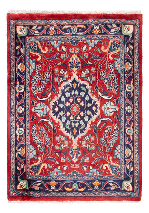 Alfombra persa - Clásica - 88 x 63 cm - azul oscuro