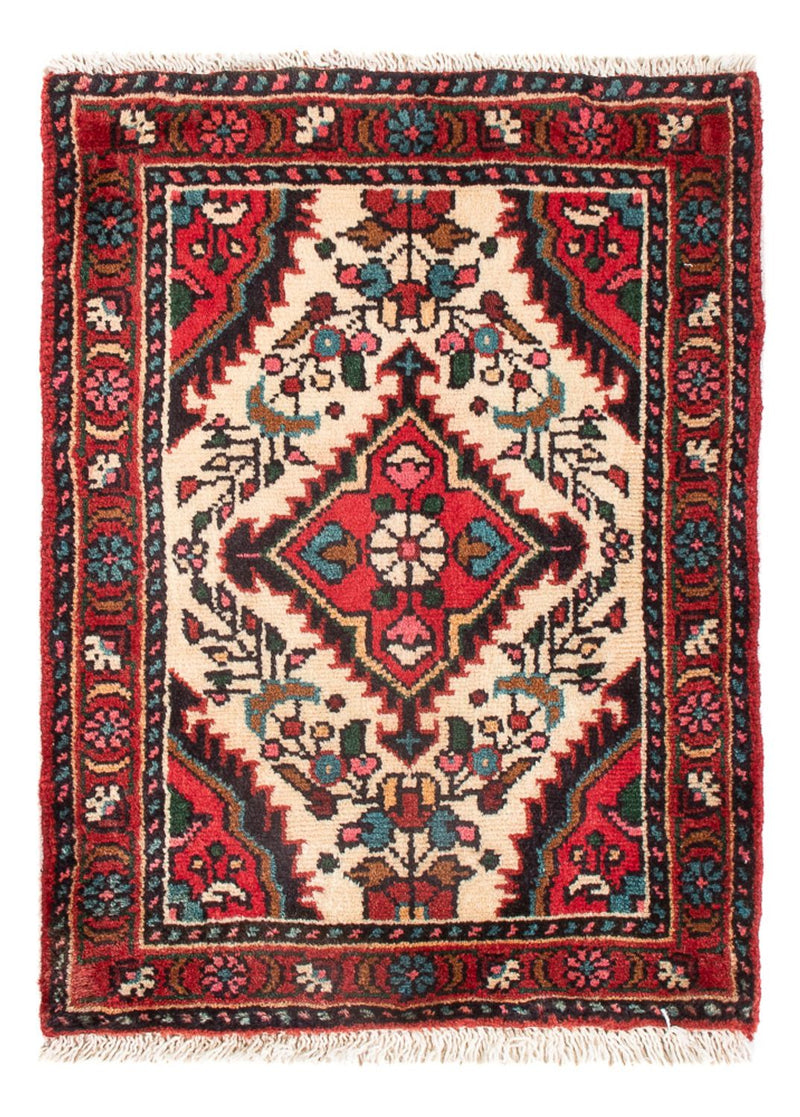 Alfombra persa - Nómada - 62 x 47 cm - crema