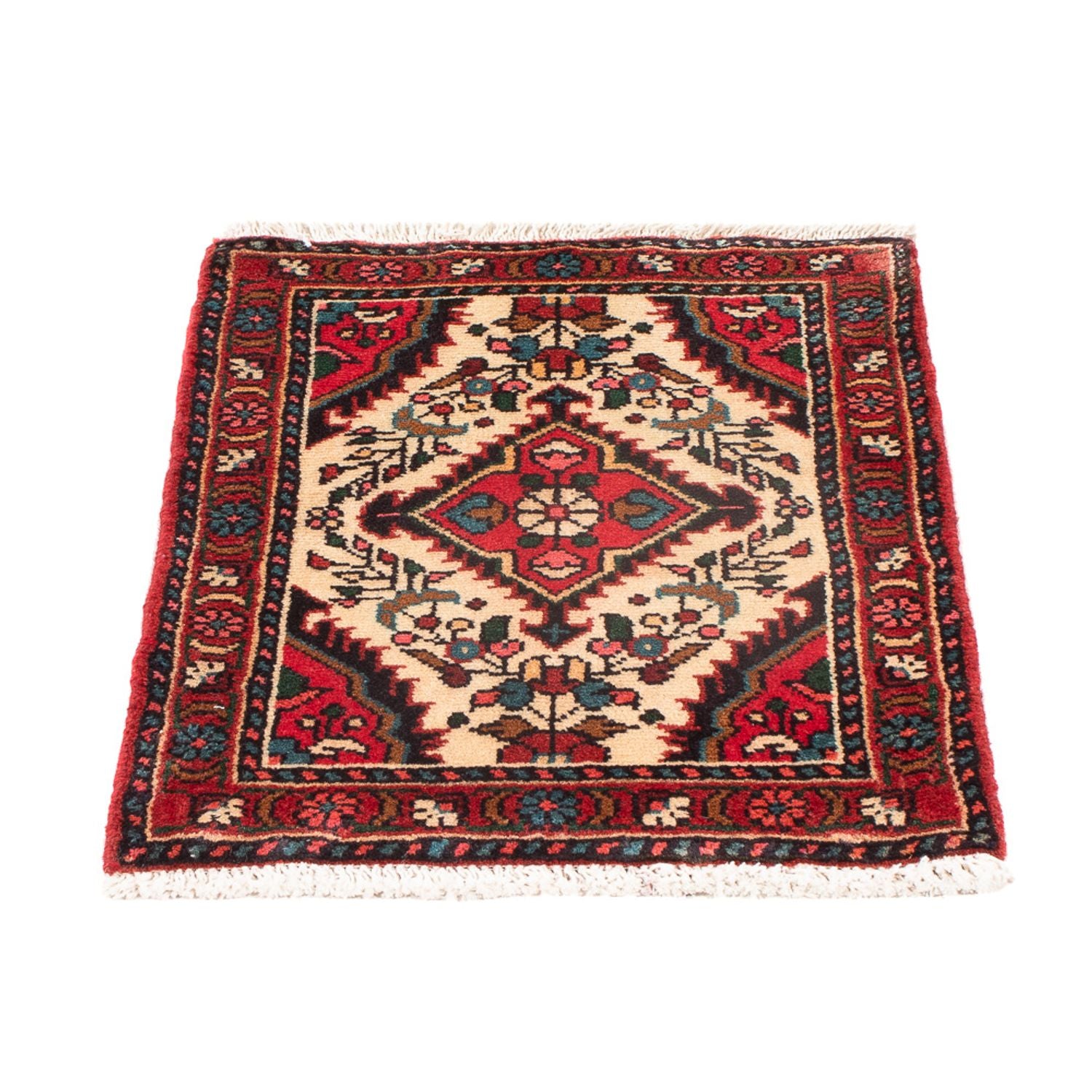 Alfombra persa - Nómada - 62 x 47 cm - crema