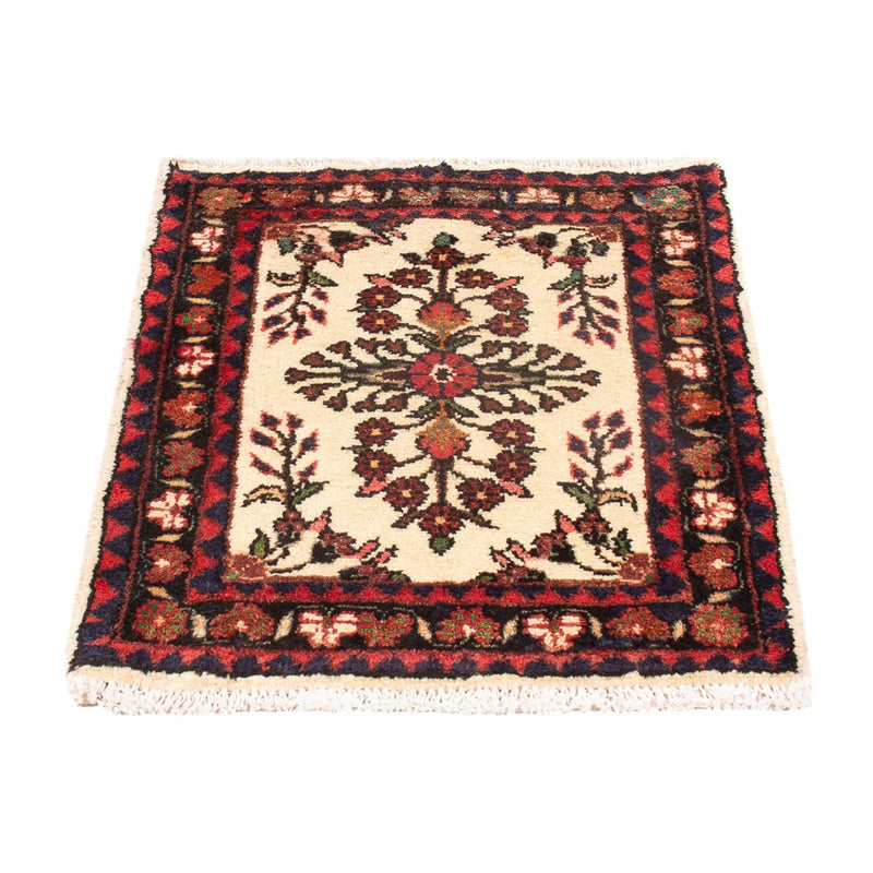 Alfombra persa - Nómada - 70 x 53 cm - crema