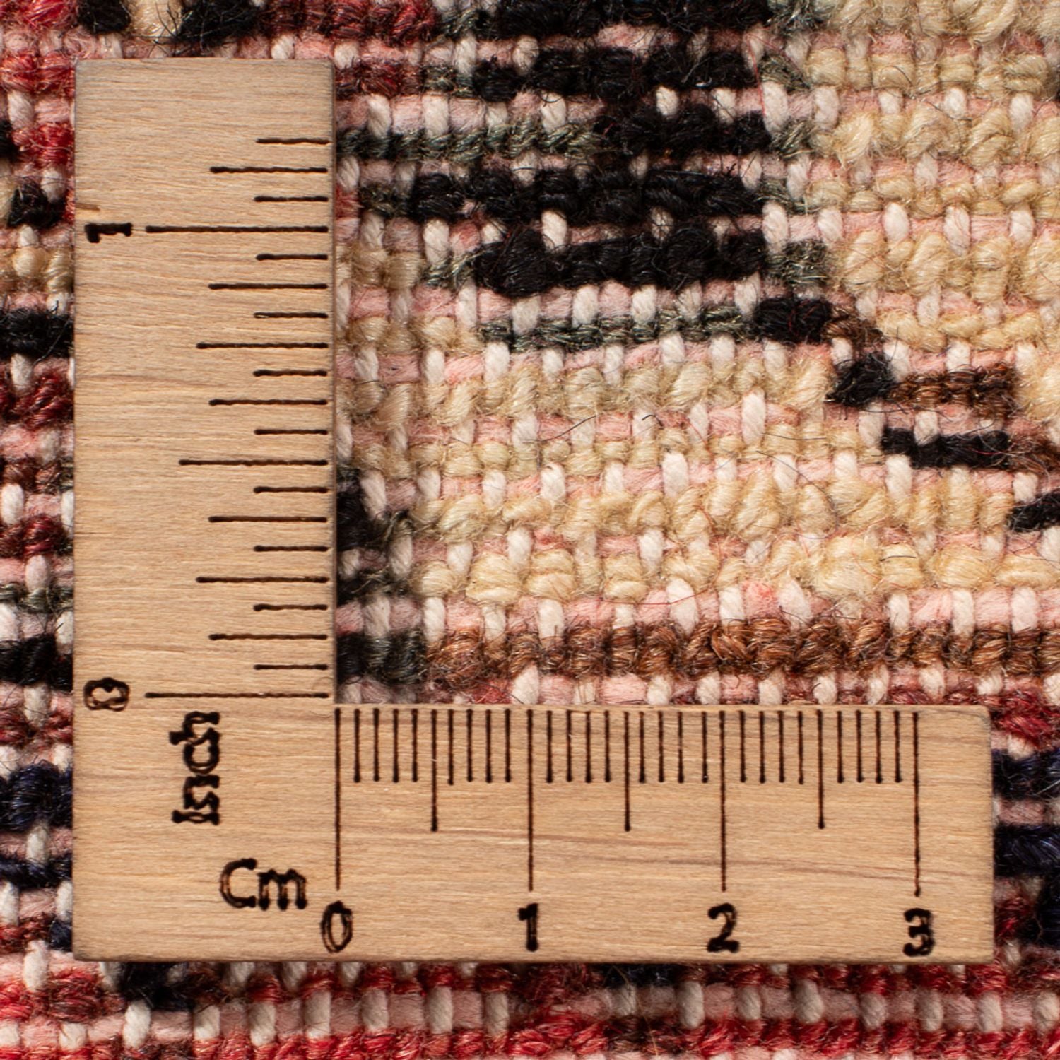 Alfombra persa - Nómada - 70 x 53 cm - crema