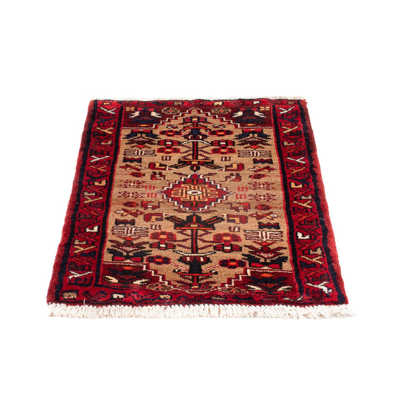 Alfombra persa - Nómada - 66 x 50 cm - marrón