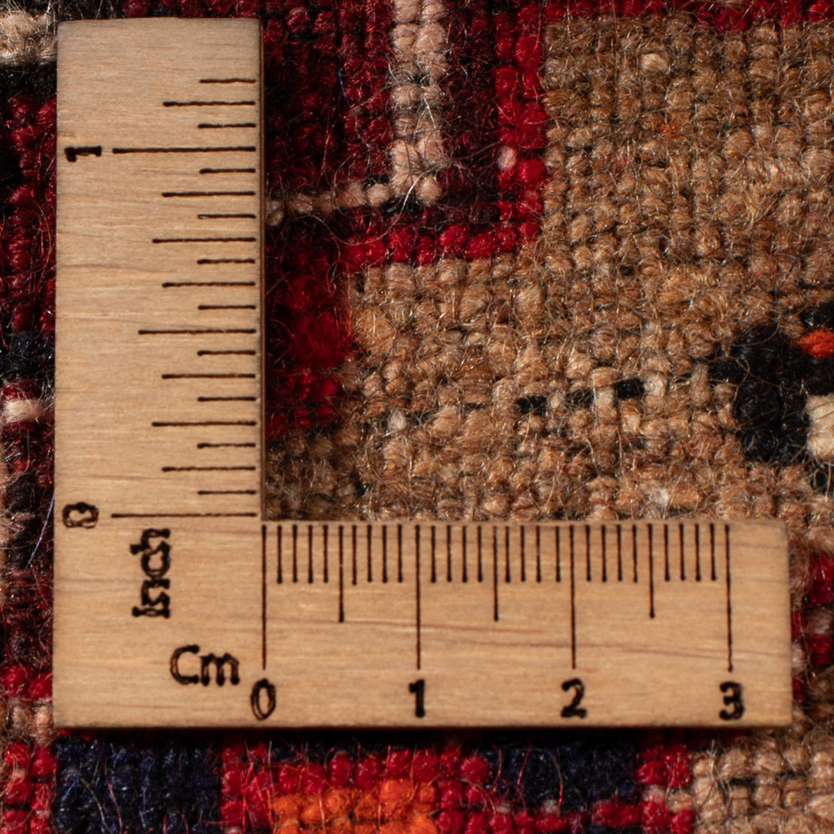 Alfombra persa - Nómada - 66 x 50 cm - marrón