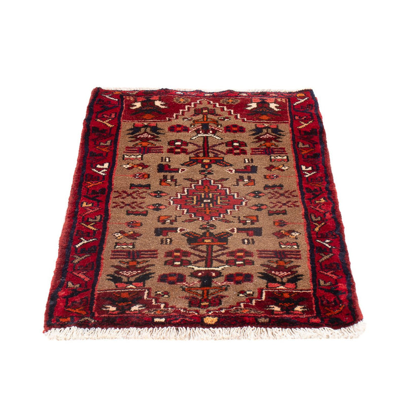 Alfombra persa - Nómada - 72 x 47 cm - marrón
