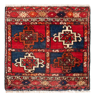 Alfombra persa - Nómada cuadrado  - 53 x 54 cm - multicolor