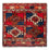 Alfombra persa - Nómada cuadrado  - 53 x 54 cm - multicolor
