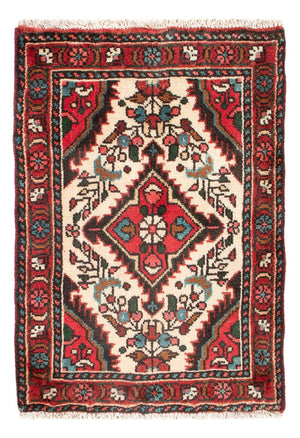 Alfombra persa - Nómada - 64 x 47 cm - crema