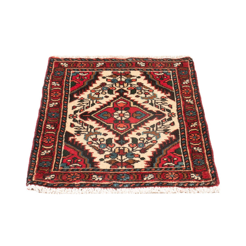 Alfombra persa - Nómada - 64 x 47 cm - crema