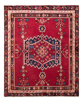 Alfombra persa - Nómada - 150 x 121 cm - rojo