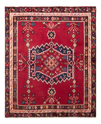 Alfombra persa - Nómada - 150 x 121 cm - rojo