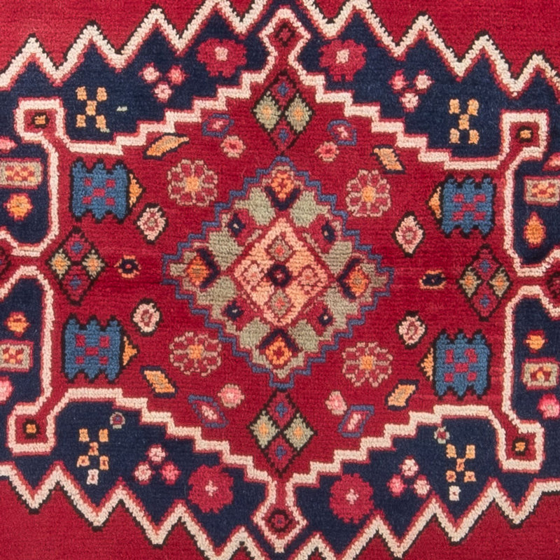 Alfombra persa - Nómada - 150 x 121 cm - rojo