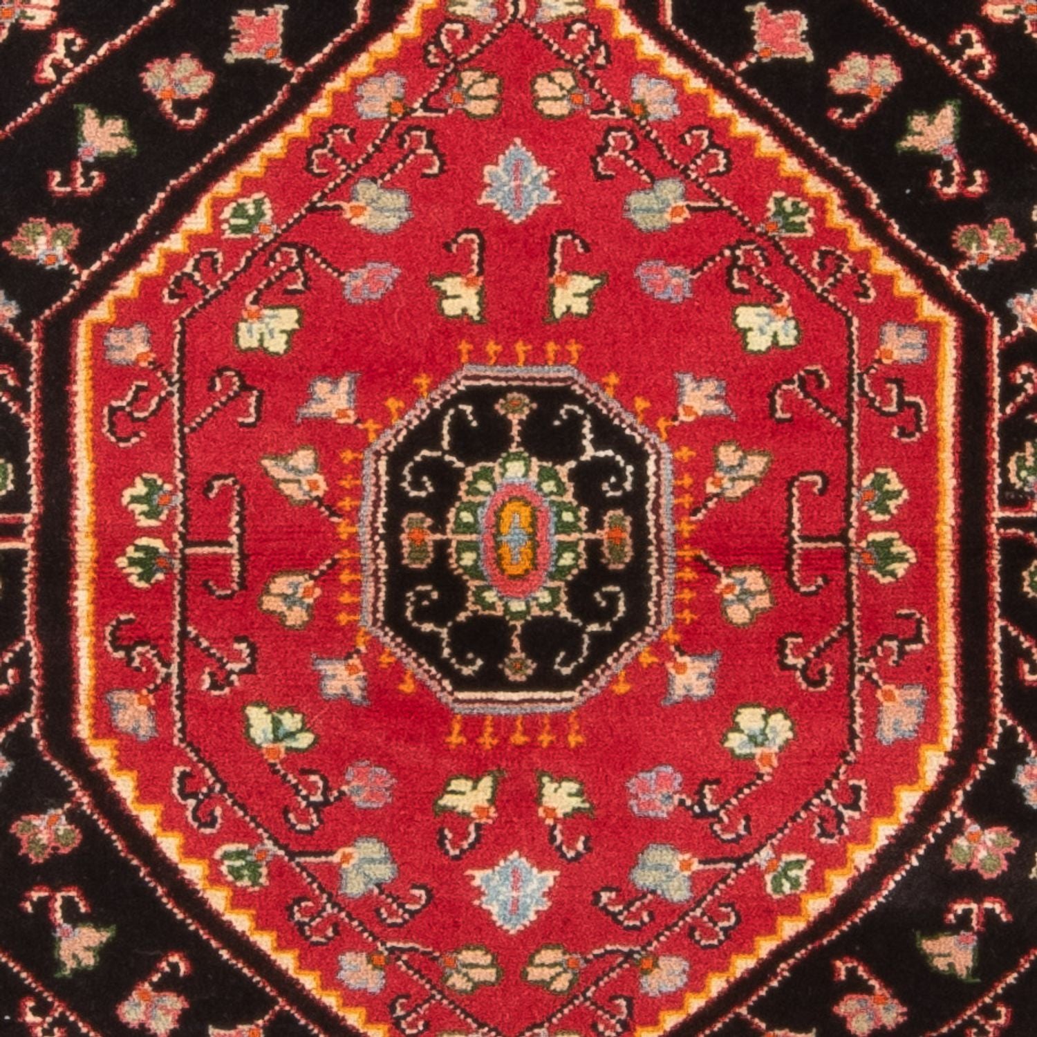 Alfombra persa - Nómada - 154 x 112 cm - azul oscuro