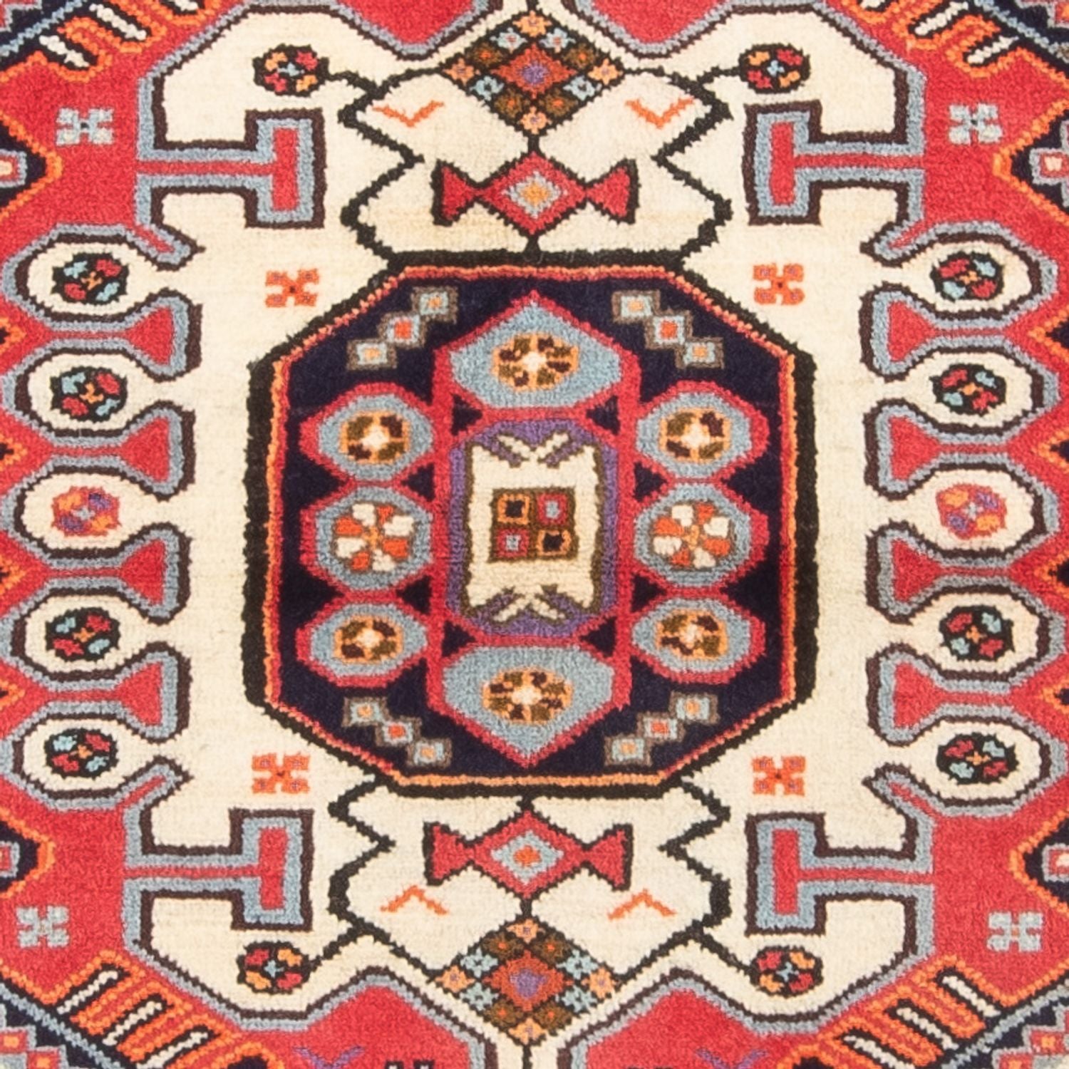 Alfombra persa - Nómada - 150 x 99 cm - rojo