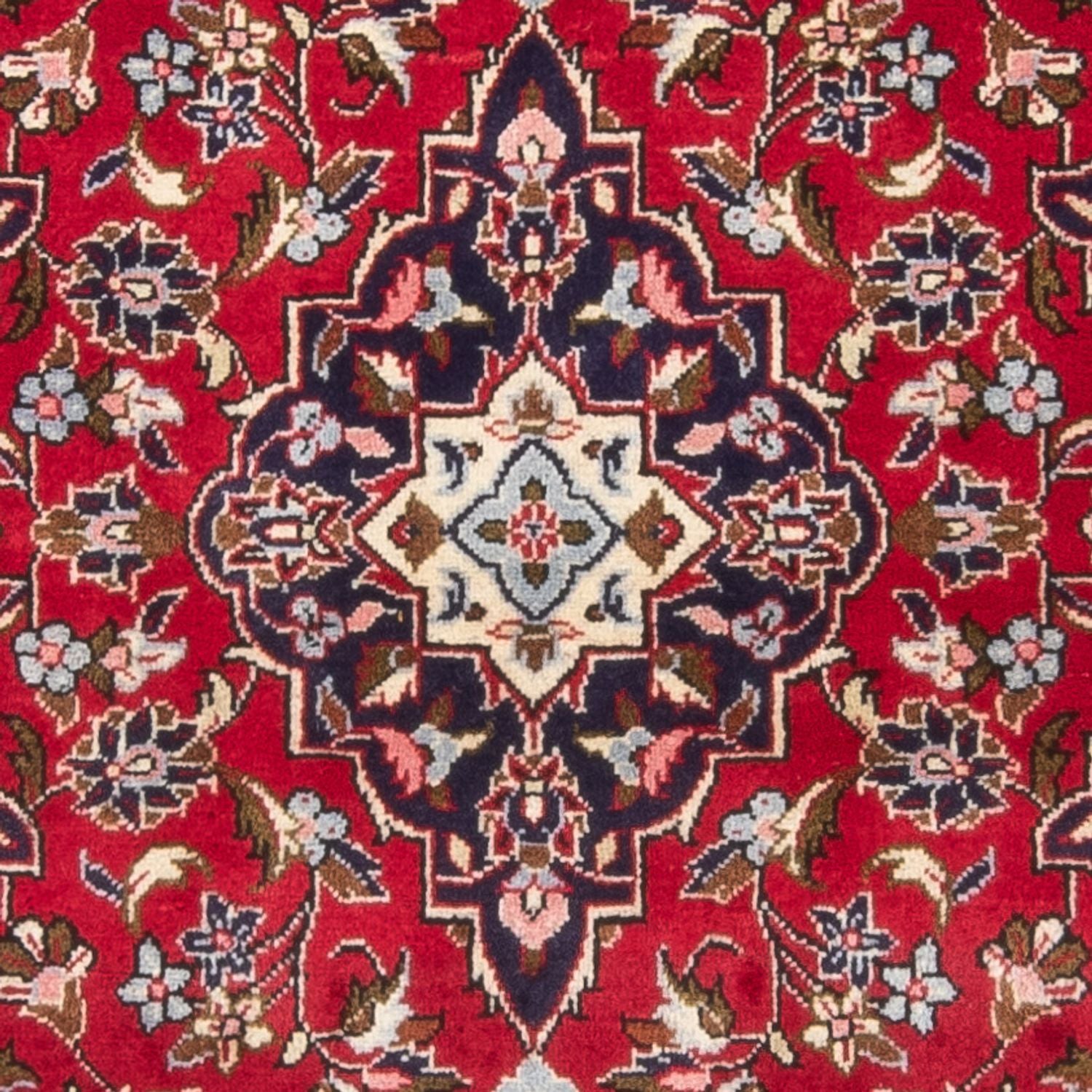 Alfombra persa - Keshan - 156 x 91 cm - rojo