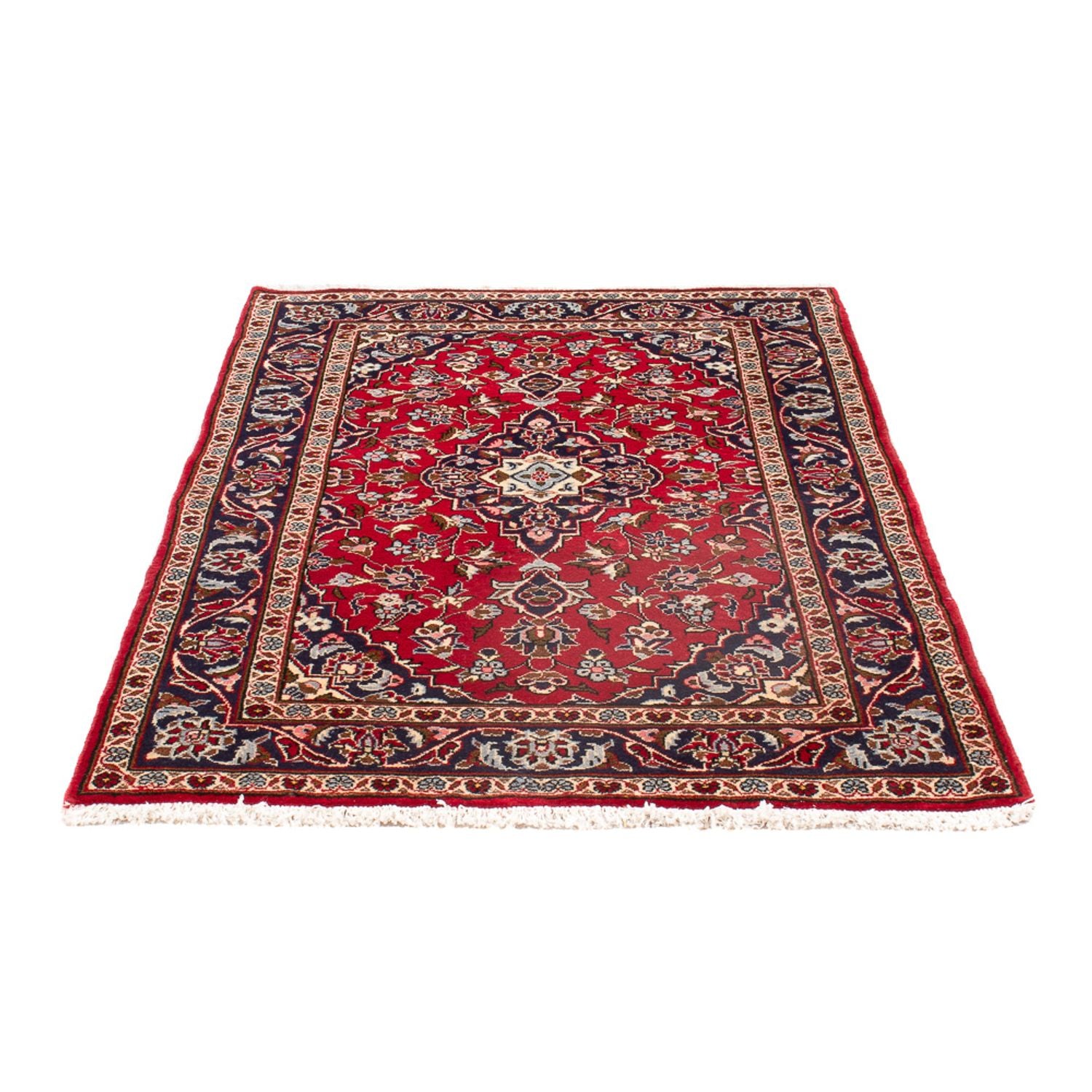 Alfombra persa - Keshan - 156 x 91 cm - rojo