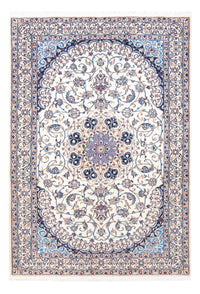 Alfombra Persa - Nain - Real - 197 x 130 cm - crema