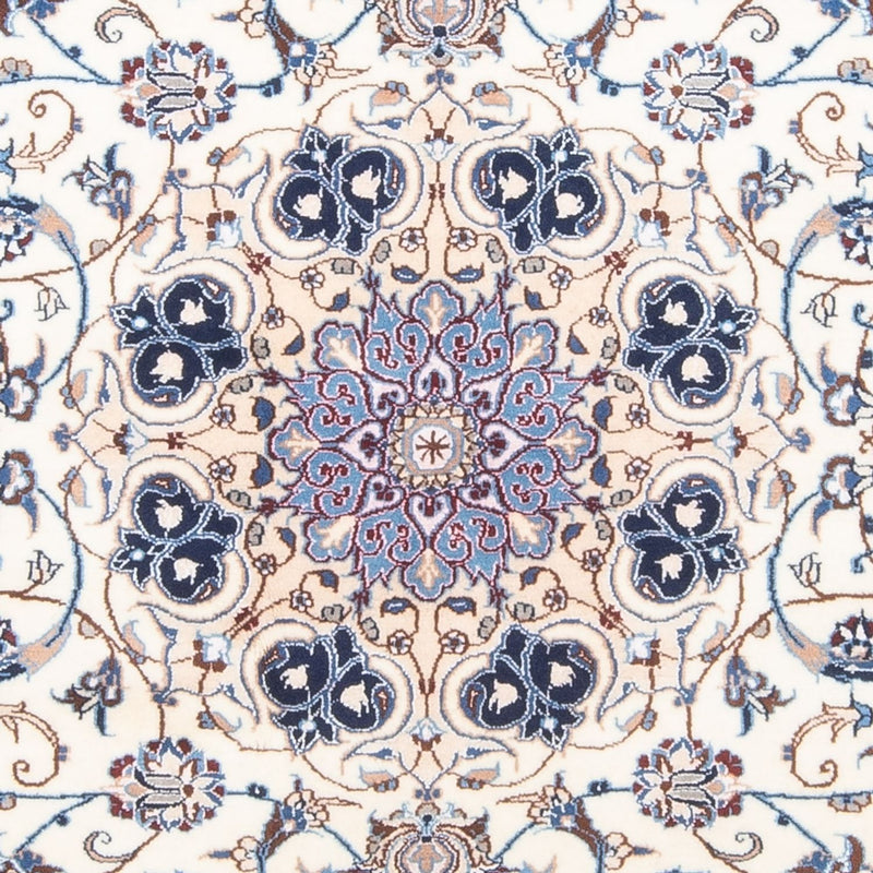 Alfombra Persa - Nain - Real - 197 x 130 cm - crema