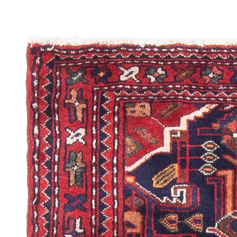 Alfombra persa - Nómada - 129 x 74 cm - azul oscuro
