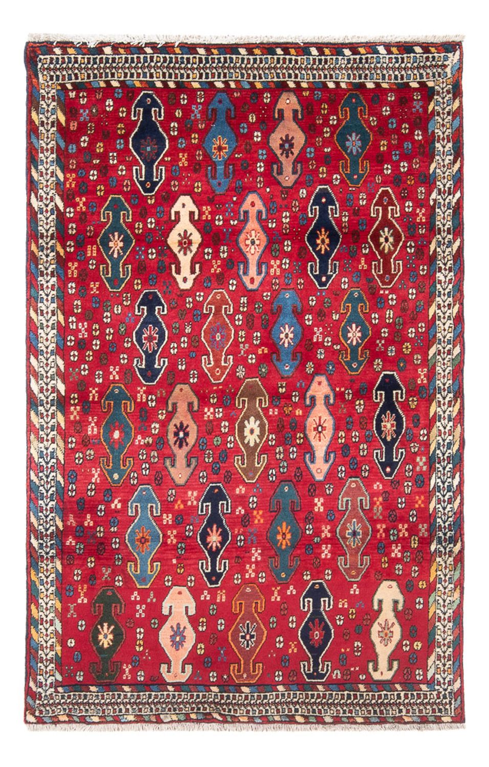 Alfombra persa - Nómada - 183 x 110 cm - rojo