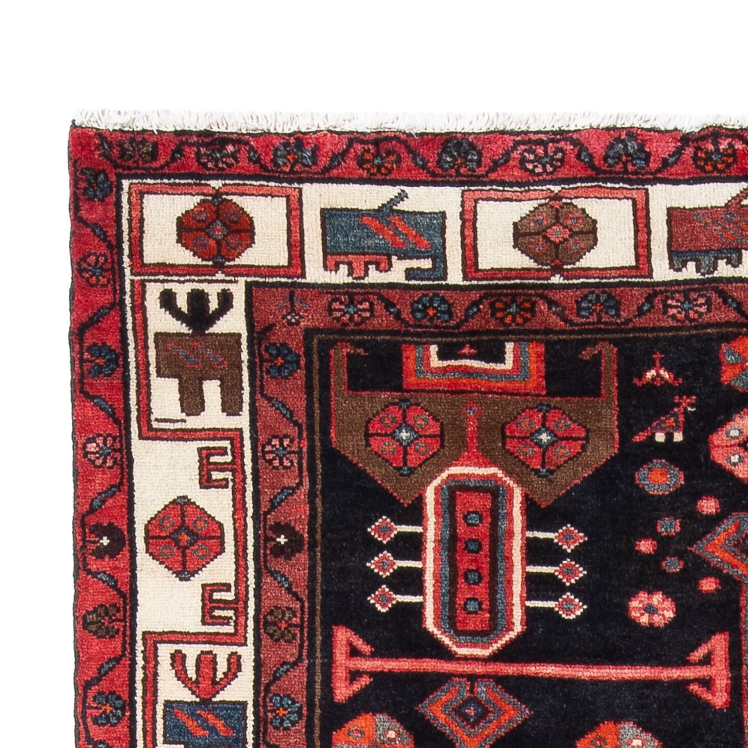 Alfombra persa - Nómada - 239 x 146 cm - rojo