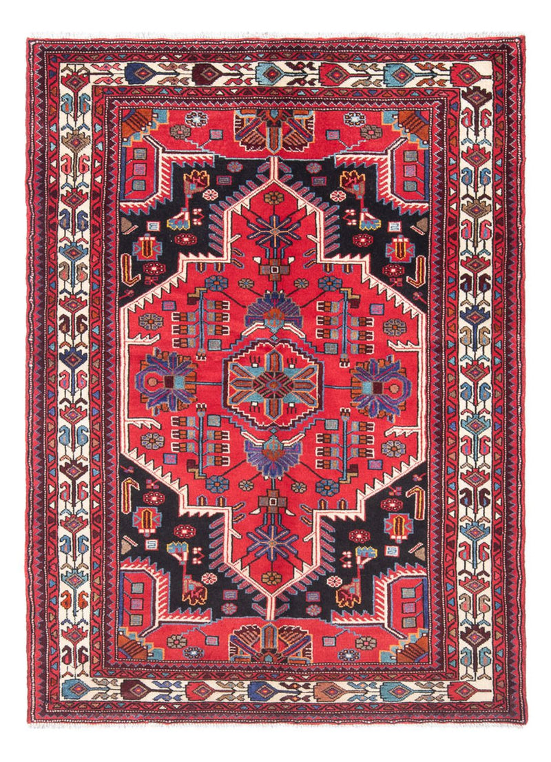 Alfombra persa - Nómada - 207 x 136 cm - rojo