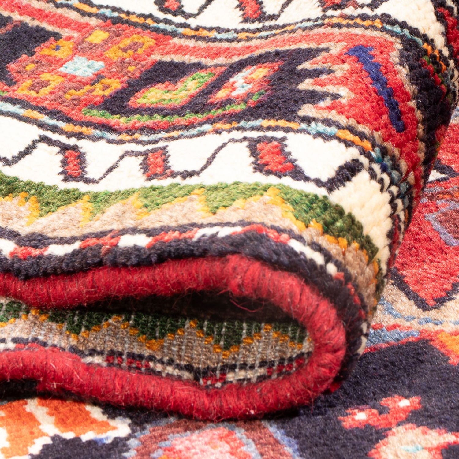 Alfombra persa - Nómada - 184 x 117 cm - rojo