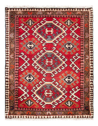 Alfombra Turkaman - 89 x 67 cm - rojo