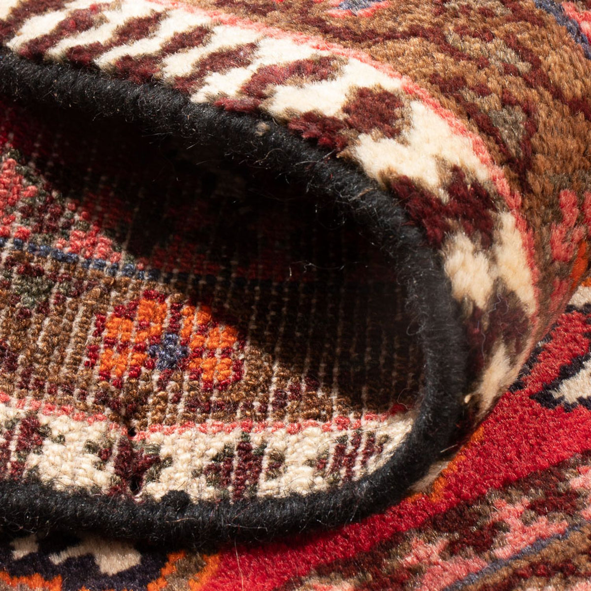 Alfombra Turkaman - 89 x 67 cm - rojo