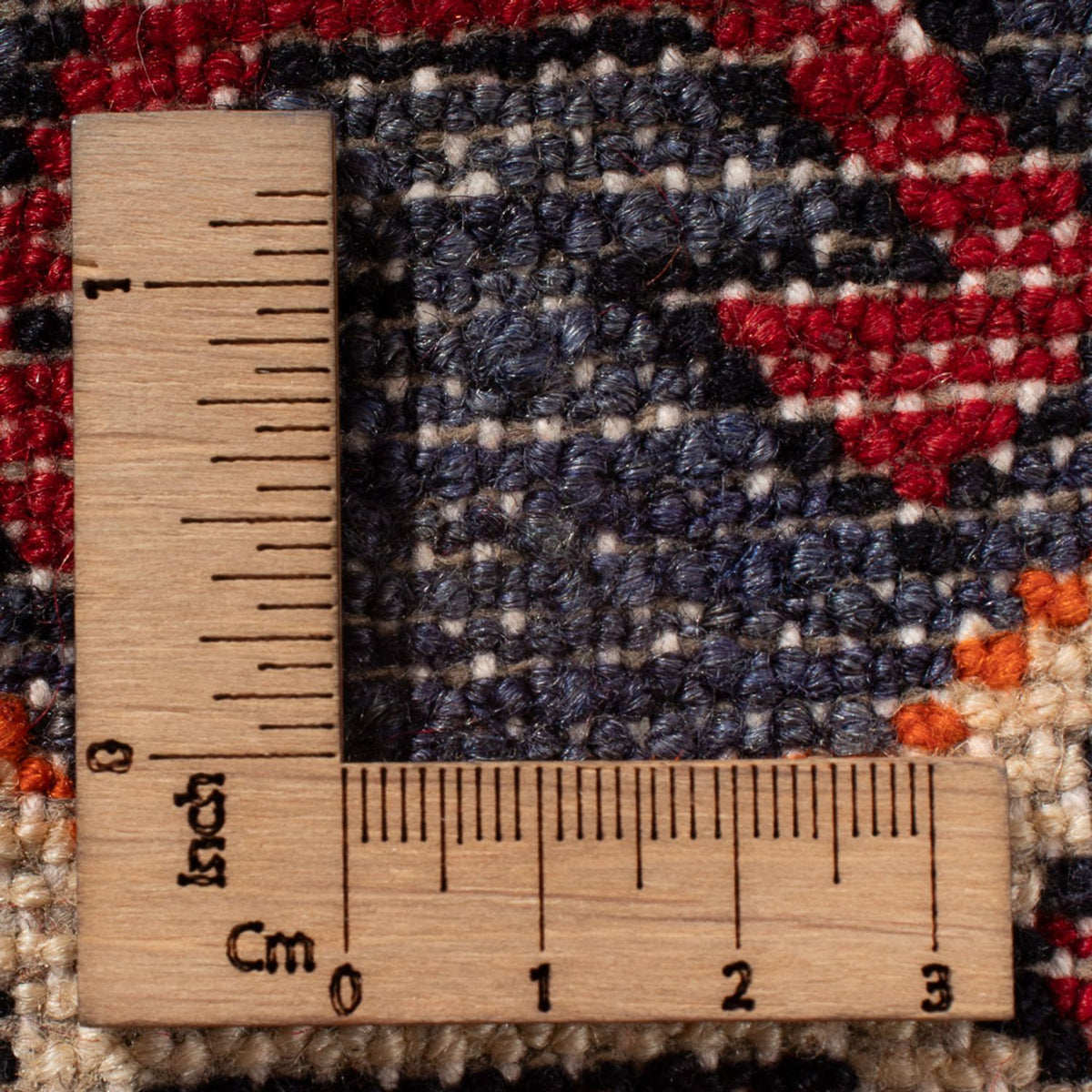 Alfombra Turkaman - 89 x 67 cm - rojo