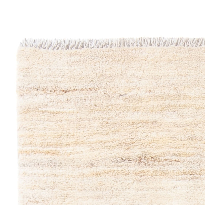 Alfombra de pasillo Alfombra Gabbeh - Persa - 160 x 74 cm - crema
