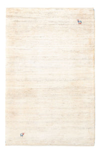 Alfombra Gabbeh - Persa - 127 x 83 cm - blanco natural