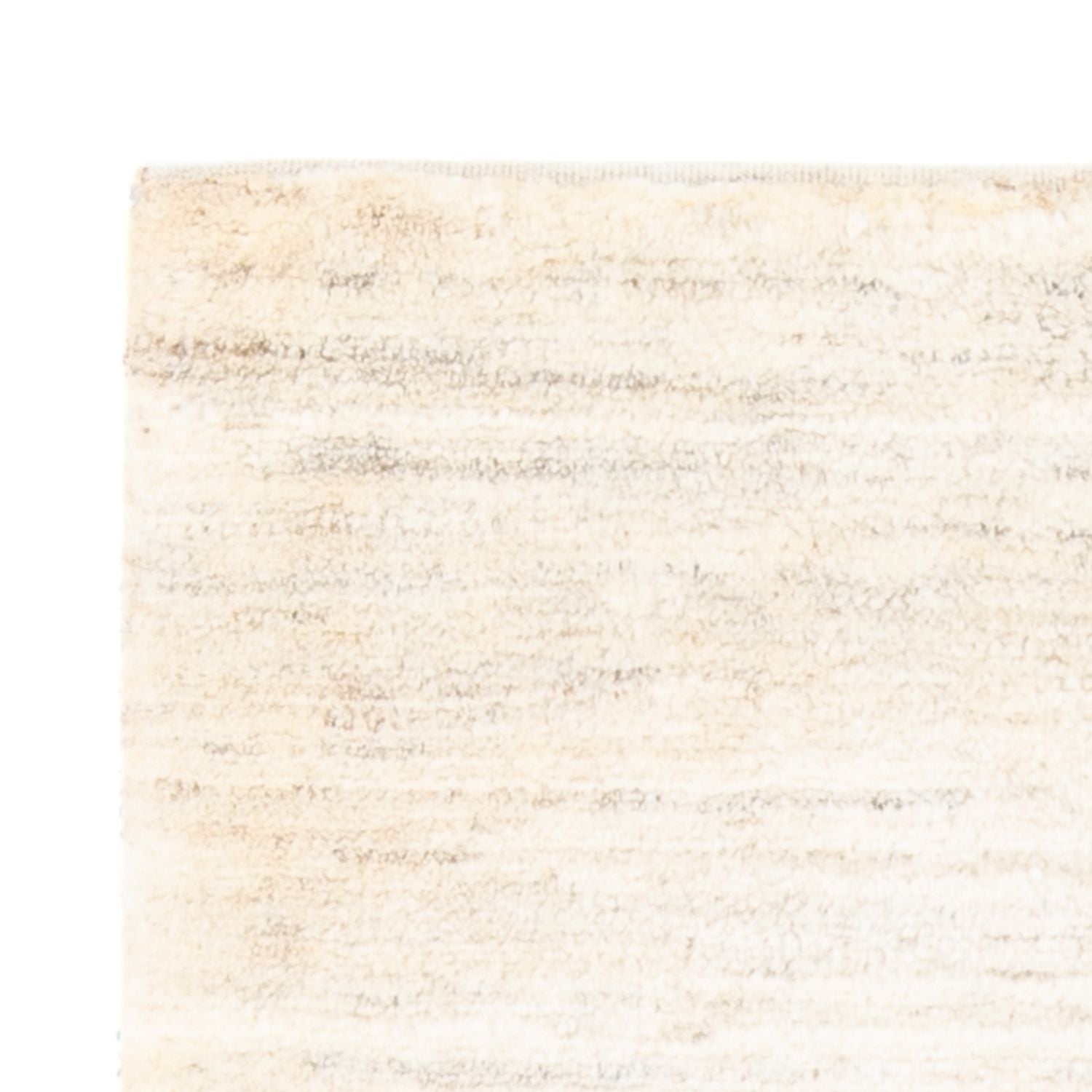 Alfombra Gabbeh - Persa - 127 x 83 cm - blanco natural