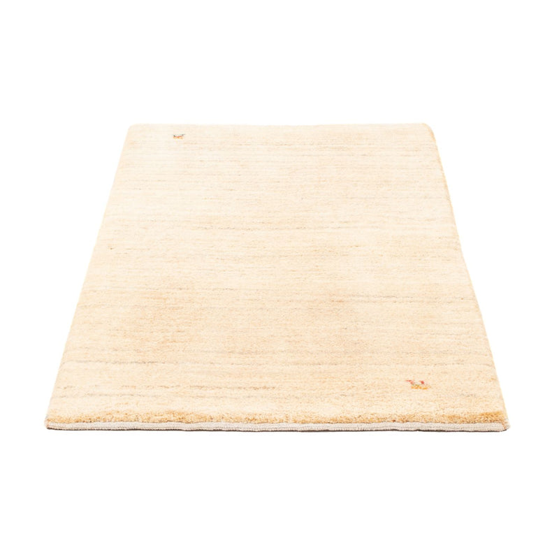 Alfombra Gabbeh - Persa - 146 x 73 cm - blanco natural