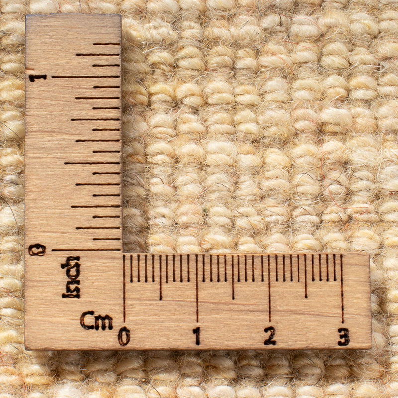 Alfombra Gabbeh - Persa - 146 x 73 cm - blanco natural