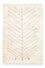 Alfombra Gabbeh - Persa - 121 x 77 cm - blanco natural
