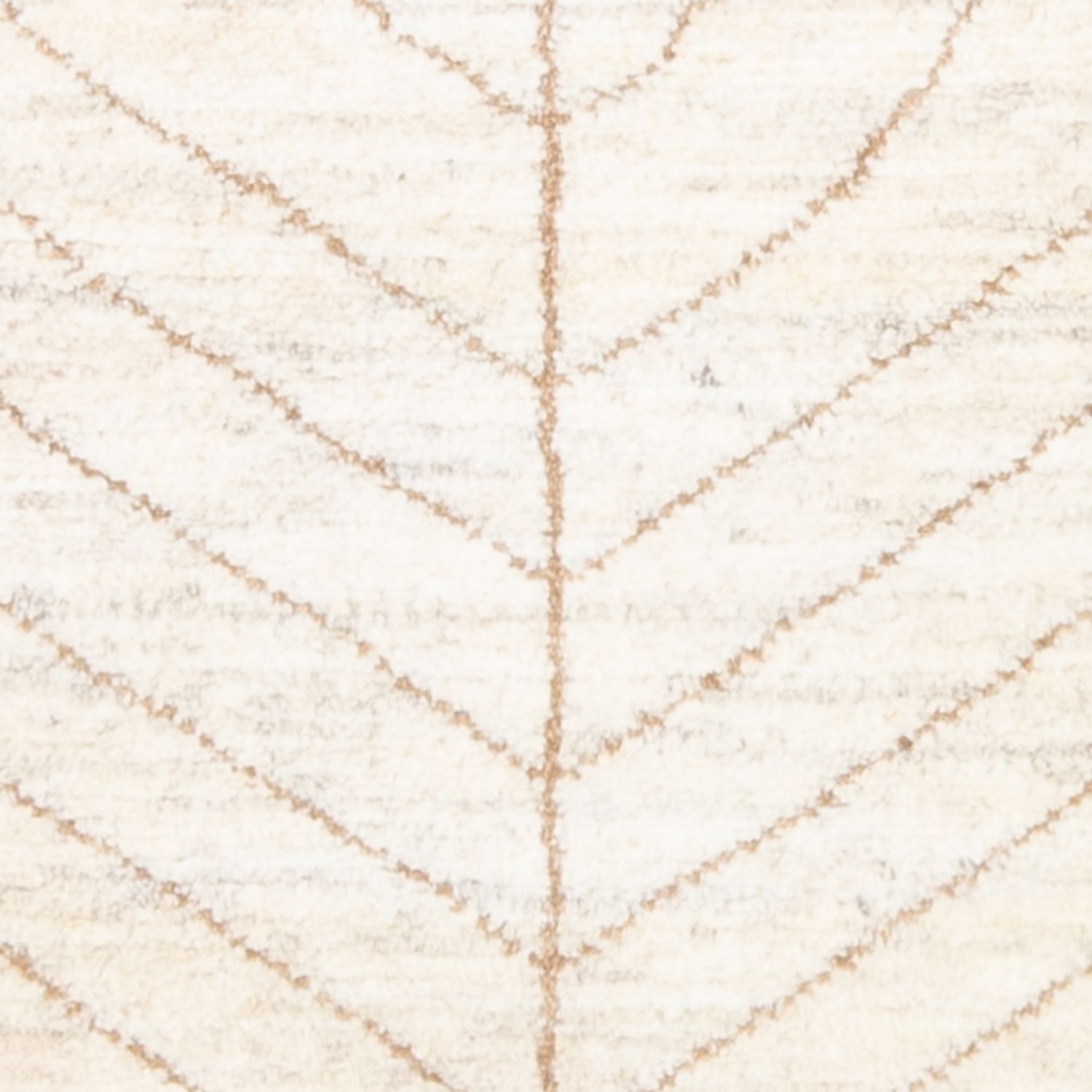 Alfombra Gabbeh - Persa - 121 x 77 cm - blanco natural