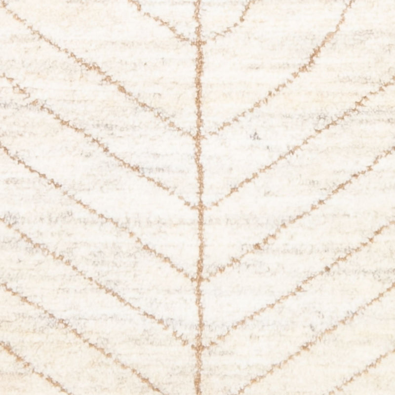 Alfombra Gabbeh - Persa - 121 x 77 cm - blanco natural