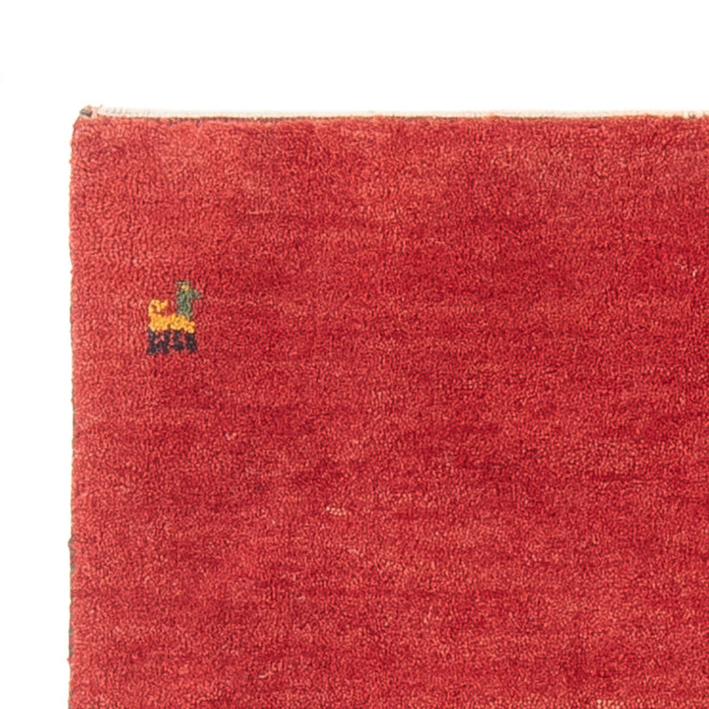 Alfombra Gabbeh - Persa - 123 x 76 cm - rojo