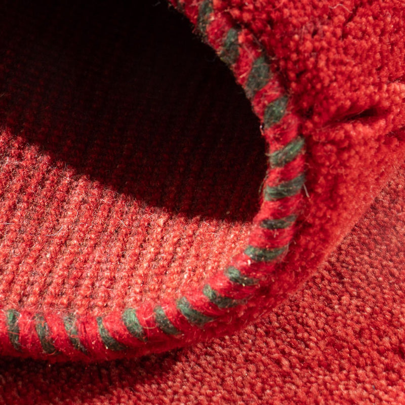 Alfombra Gabbeh - Persa - 123 x 76 cm - rojo