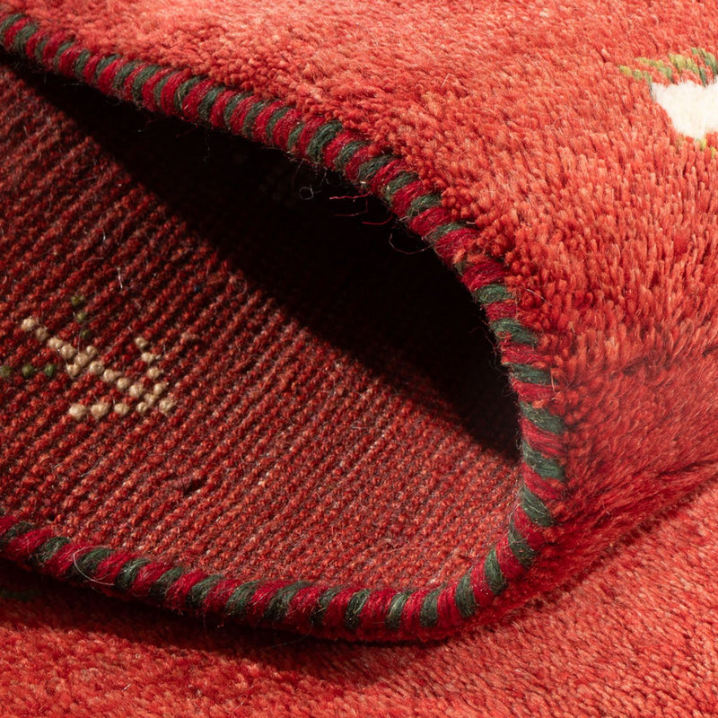 Alfombra Gabbeh - Persa - 123 x 79 cm - rojo