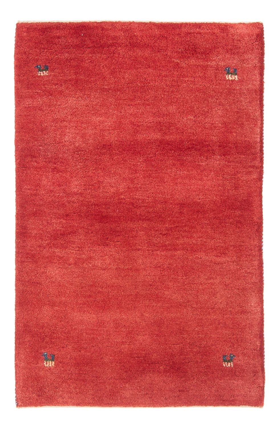 Alfombra Gabbeh - Persa - 121 x 80 cm - rojo