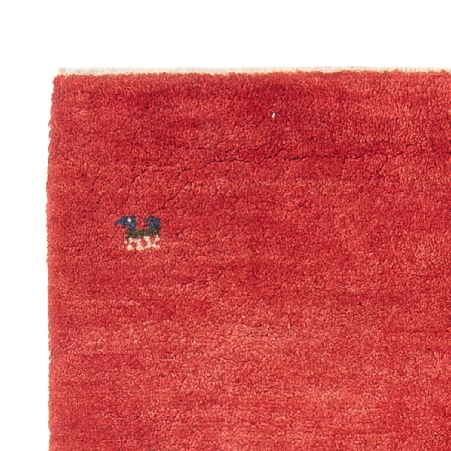 Alfombra Gabbeh - Persa - 121 x 80 cm - rojo