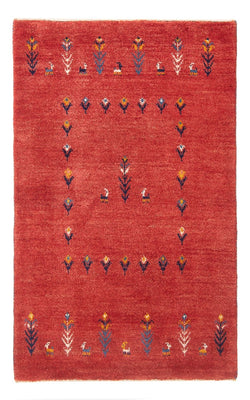 Alfombra Gabbeh - Persa - 123 x 83 cm - rojo