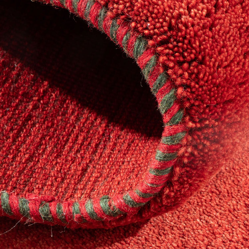 Alfombra Gabbeh - Persa - 122 x 81 cm - rojo