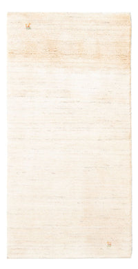Alfombra Gabbeh - Persa - 144 x 71 cm - blanco natural