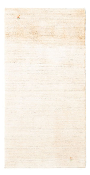 Alfombra Gabbeh - Persa - 144 x 71 cm - blanco natural