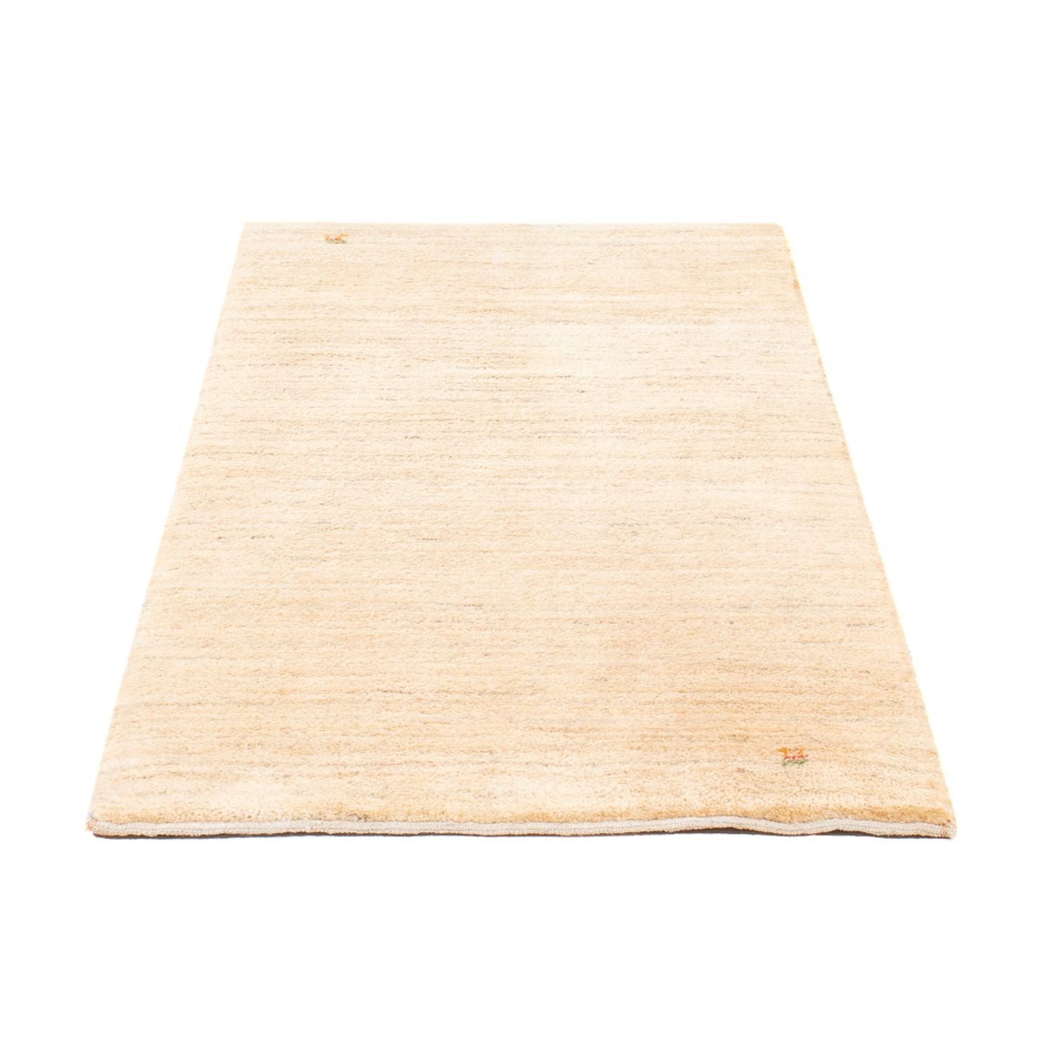 Alfombra Gabbeh - Persa - 144 x 71 cm - blanco natural