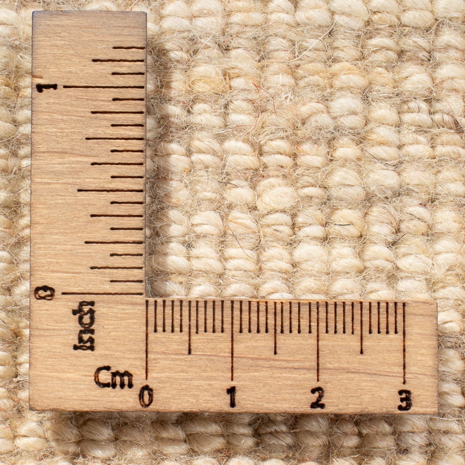 Alfombra Gabbeh - Persa - 144 x 71 cm - blanco natural